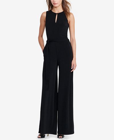 Lauren Ralph Lauren Jersey Wide-Leg Jumpsuit