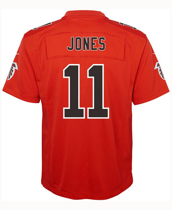 Men's Nike Julio Jones Red Atlanta Falcons Color Rush Legend Jersey