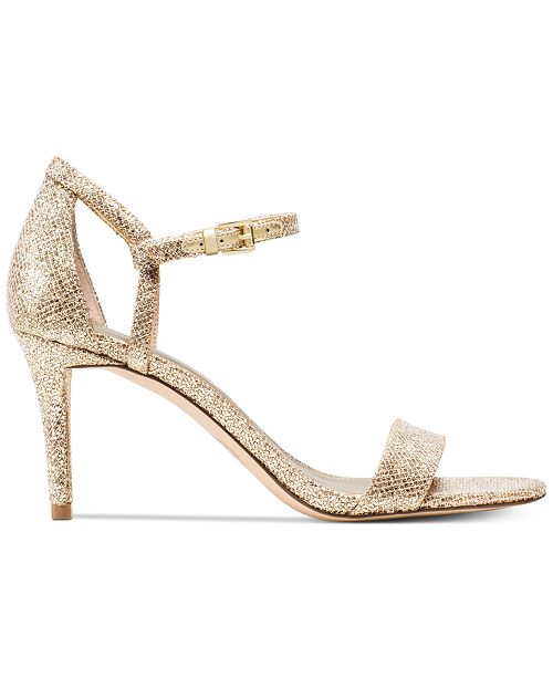 Michael Kors Simone Dress Sandals & Reviews Heels & Pumps MICHAEL Michael Kors Simone Glitter High heel Sandals in