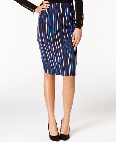 Thalia Sodi Printed & Solid Scuba Skirts, Only at Macy's