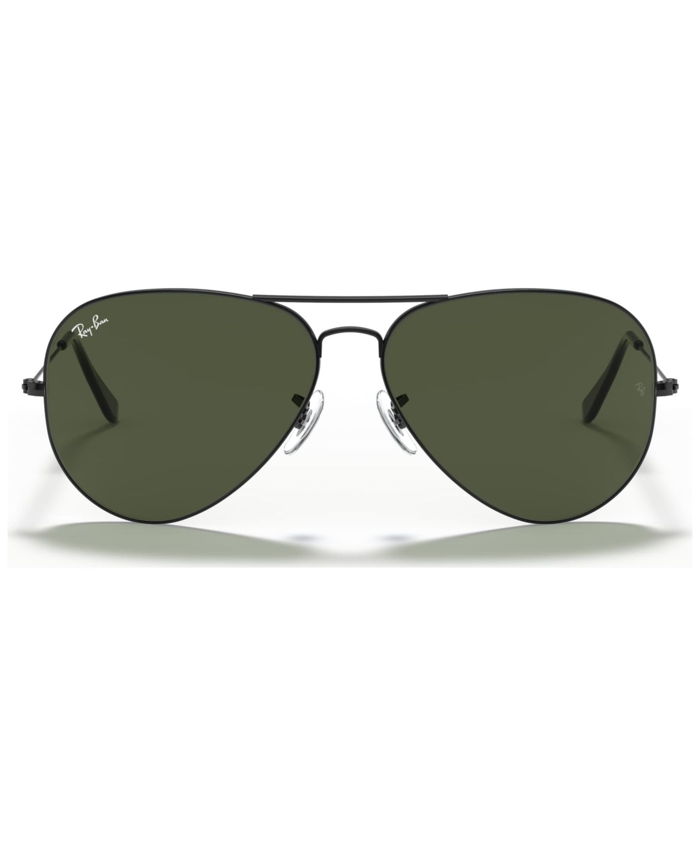 Женские солнцезащитные очки Ray-Ban Sunglasses, RB3026 Aviator Large, цвет: Чёрный / Серый — фото 1