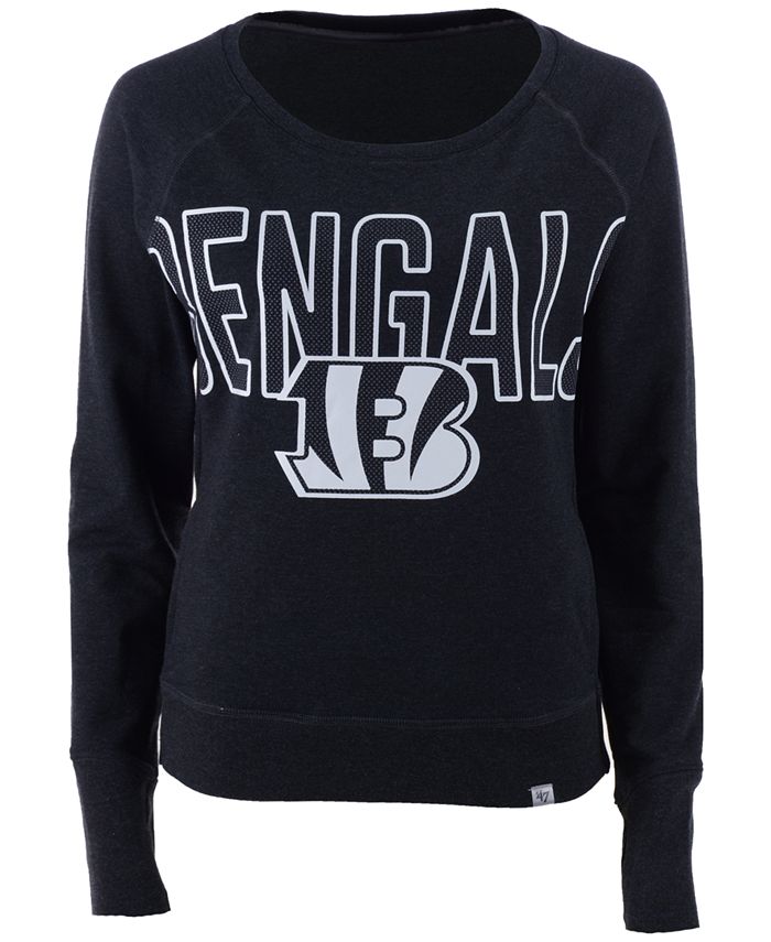 47 Brand Women's Cincinnati Bengals React Crew Sweatshirt - Macy's