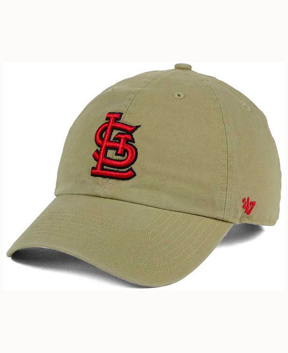&#39;47 Brand St. Louis Cardinals Khaki Clean UP Cap & Reviews - Sports Fan Shop By Lids - Men - Macy&#39;s