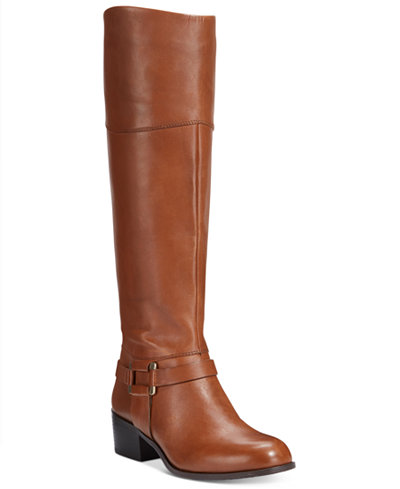 Alfani Women's Biliee Riding Boots, Only at Macy's - Knee High Boots ...