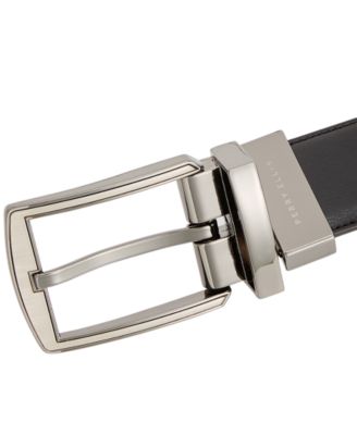 macys mens white belt