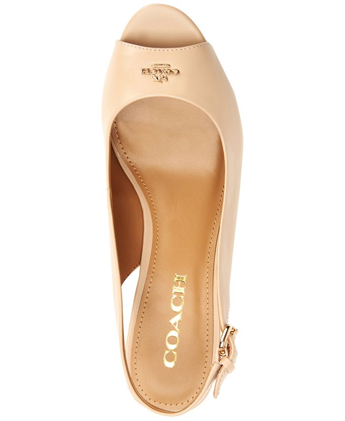 COACH Ferry Platform Wedges Macy s
