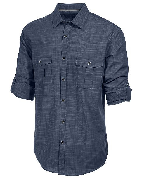 Alfani Men S Warren Long Sleeve Shirt Created For Macy S