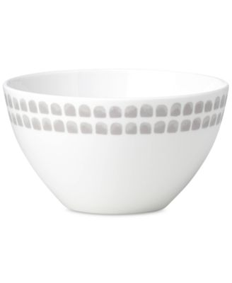 Charlotte Street North Grey Collection Soup/Cereal Bowl