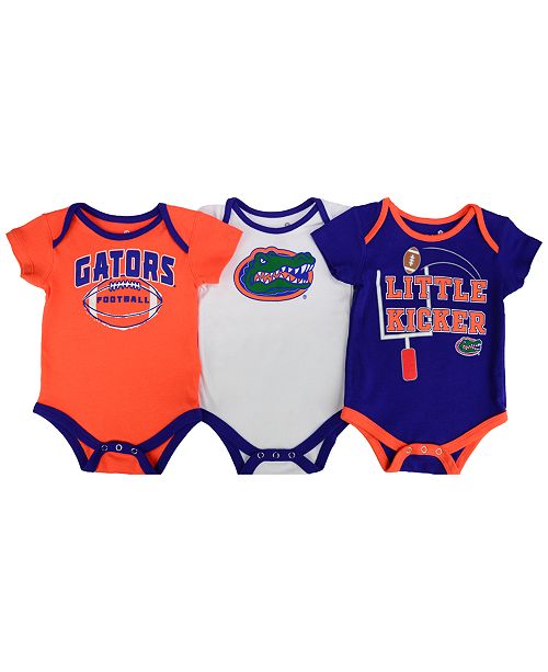 Outerstuff Baby Boys Florida Gators 3 Points 3 Pack Creeper Set