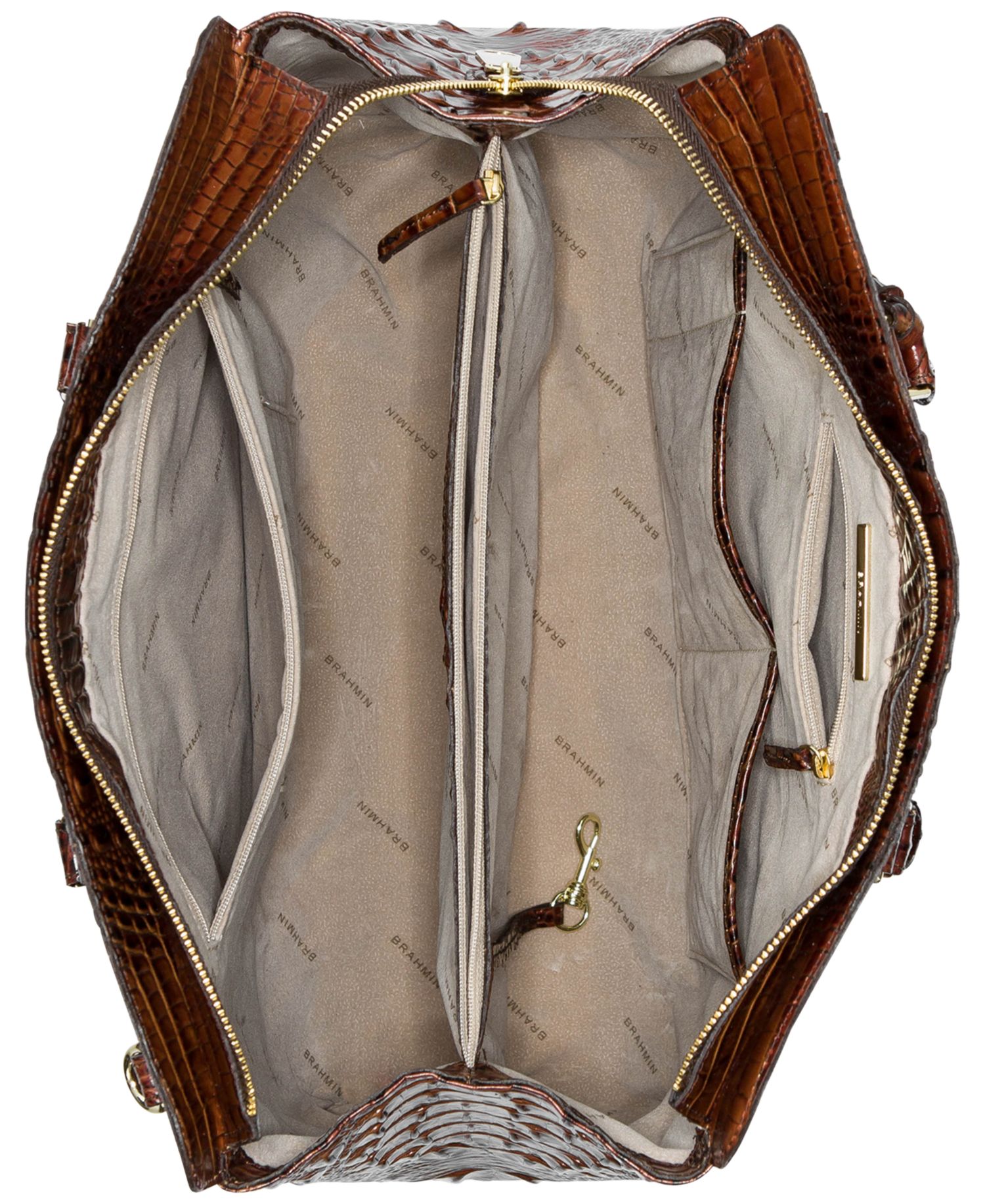 Finley Large Leather Carryall Satchel Bag