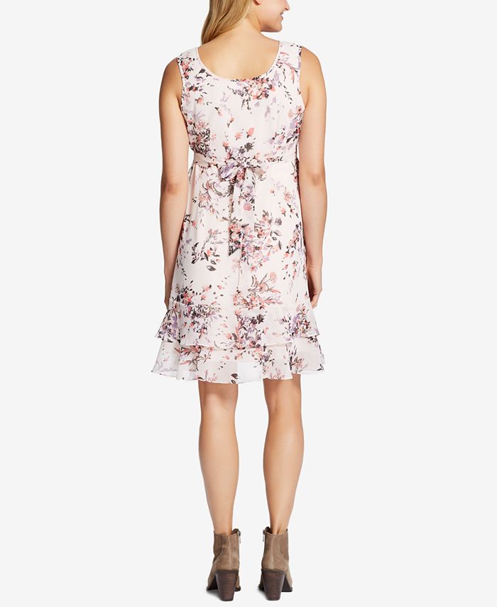Jessica Simpson Maternity FloralPrint Ruffled Dress Macy's