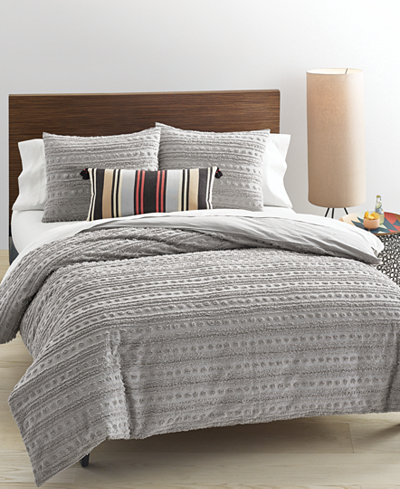 Whim by Martha Stewart Collection On the Dot Smoke Stack Bedding Collection, Only at Macy's