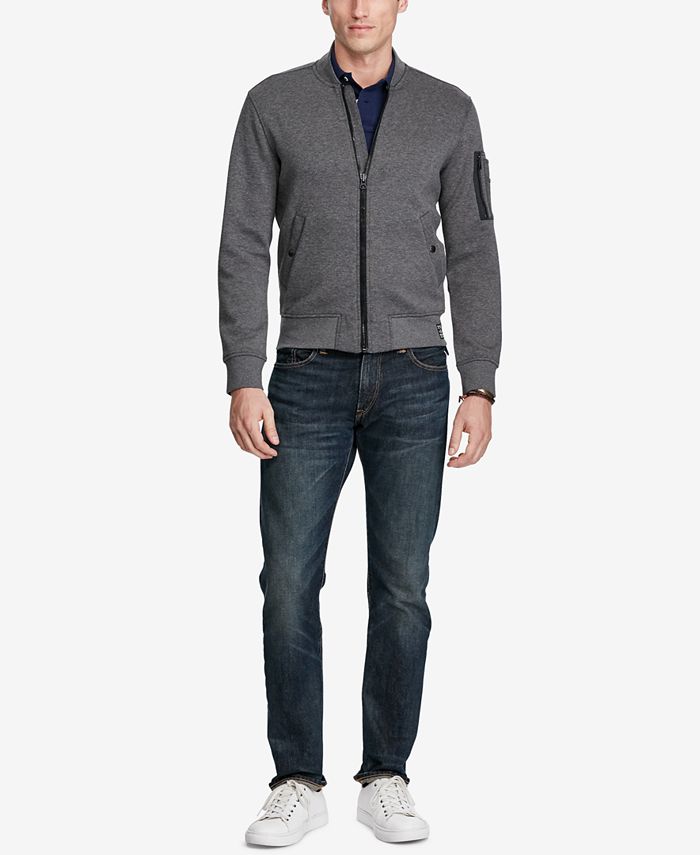 Polo Ralph Lauren Men's Double-Knit Bomber Jacket, Created for Macy's ...