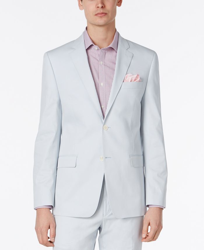 Lauren Ralph Lauren Men's Solid Light Blue Slim-Fit Suit & Reviews ...