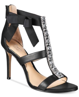 Jewel Badgley Mischka - Henderson Strappy Bow Evening Sandals