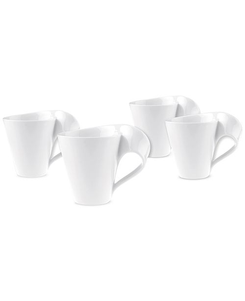 Villeroy Boch New Wave Collection 4 Pc Mug Set Created For