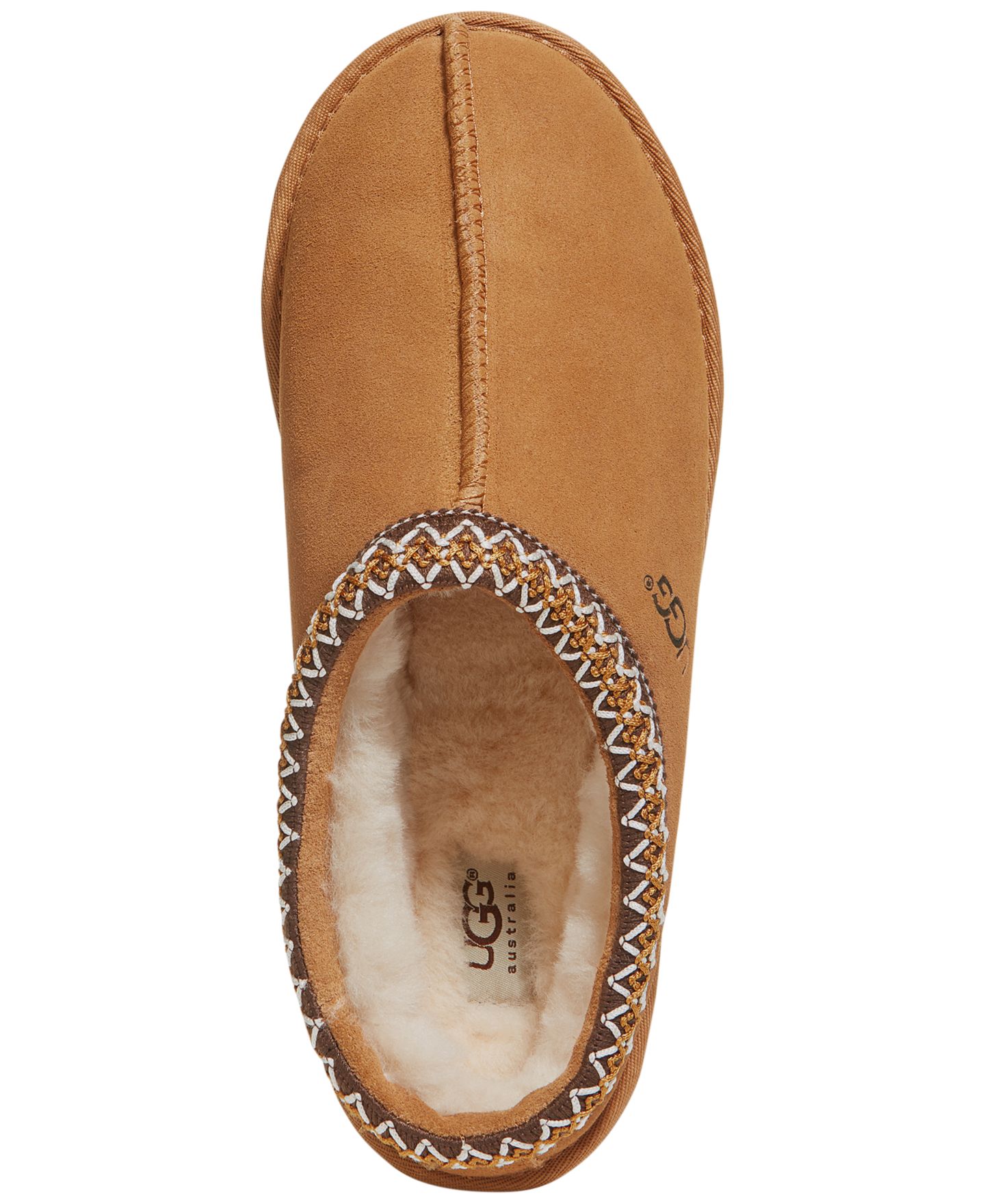 Мужские сабо UGG® Tasman Clog Slippers, цвет: Каштановый — фото 5