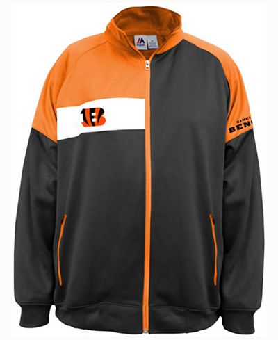 Majestic Men's Cincinnati Bengals Court Track Jacket