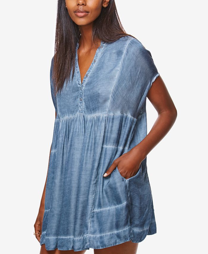 Free People Rowan Mini Shift Dress Macy s