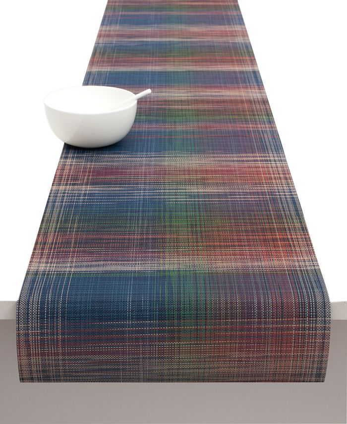 Chilewich 14" x 72" Plaid Table Runner Macy's