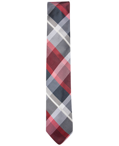 Ryan Seacrest Distinction™ Men's Malibu Plaid Stretch Slim Tie, Only at Macy's