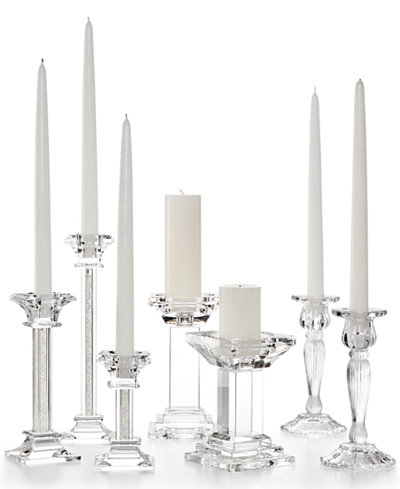 Godinger Lighting by Design Assorted Crystal Candle Holder Collection