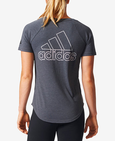 adidas V-Neck Logo T-Shirt