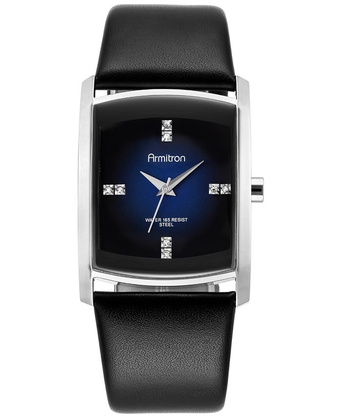 armitron leather watch