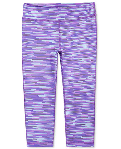 Ideology Striped Active Cropped Leggings, Big Girls (7-16), Only at Macy's