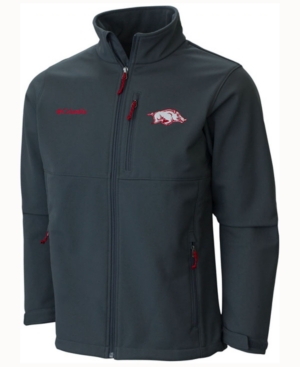 Columbia Mens Arkansas Razorbacks Ascender Softshell Jacket