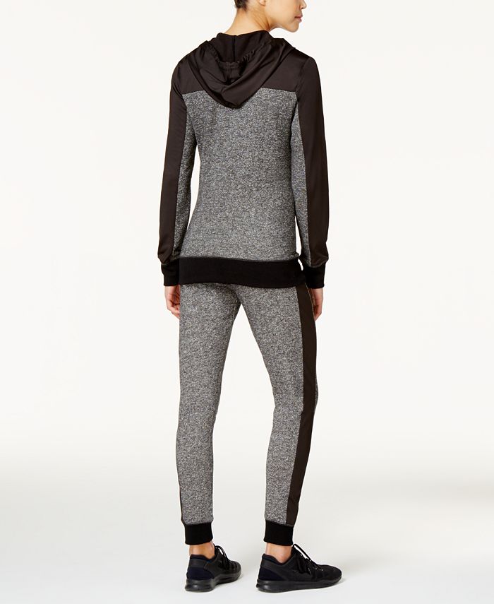 Material Girl Active Juniors' Colorblocked Hoodie & Sweatpants, Created