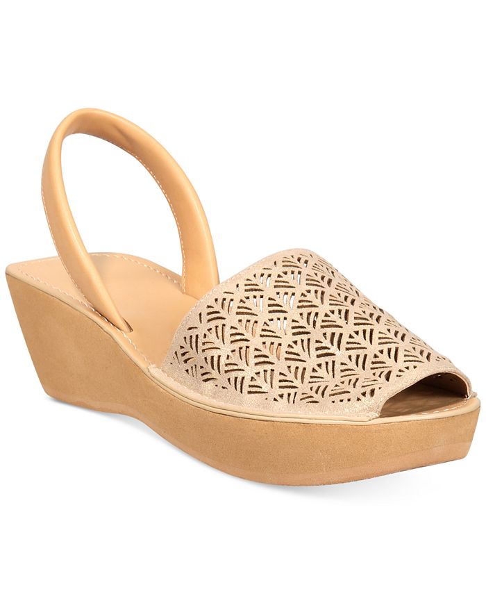 Kenneth cole reaction women's best sale fine glass wedge sandal