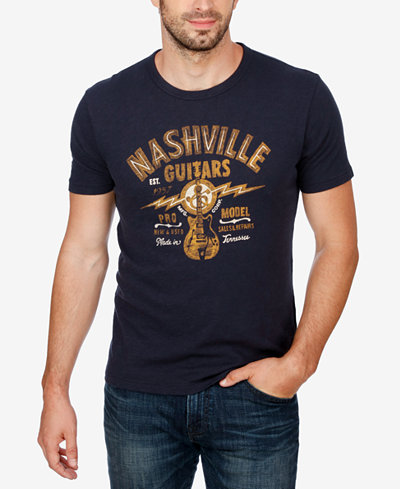 Lucky Brand Men's Nashville Guitars Graphic-Print T-Shirt