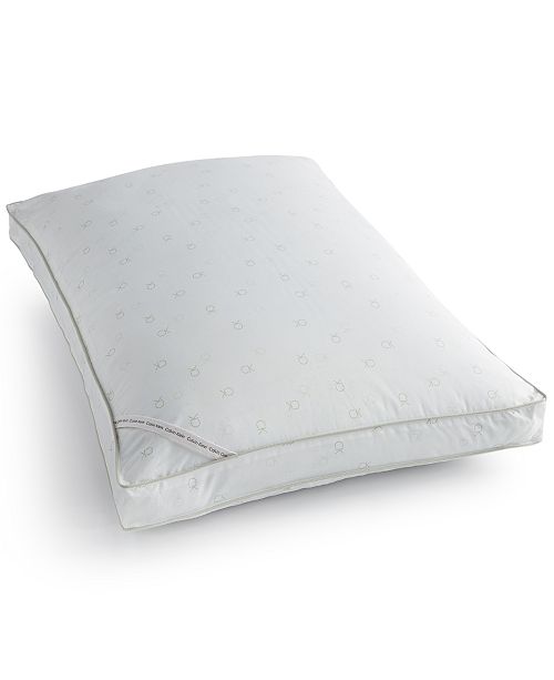 Calvin Klein Tossed Logo Print Extra Firm Down Alternative Gusset