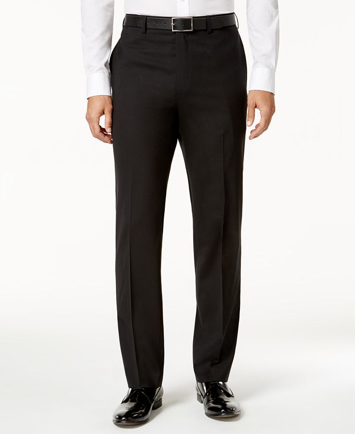 Lauren Ralph Lauren Men's Slim-Fit Total Stretch Black Pants - Macy's