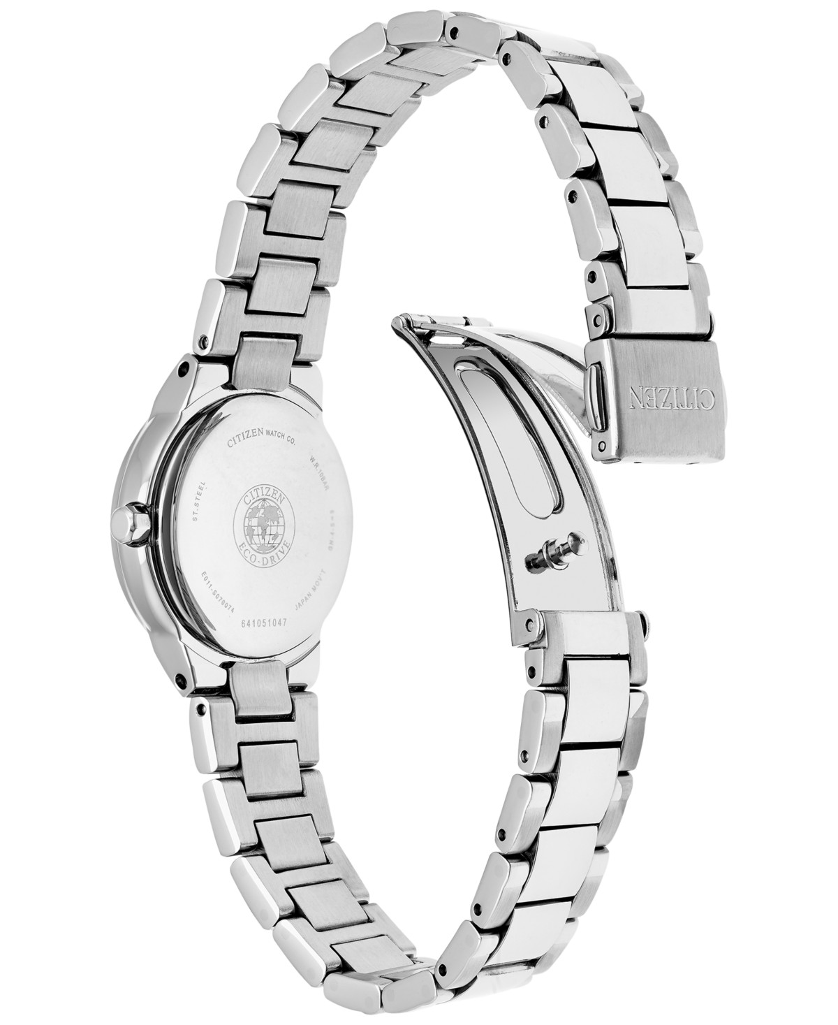 Женские часы Citizen Eco-Drive Sport 26mm на стальном браслете — фото 3