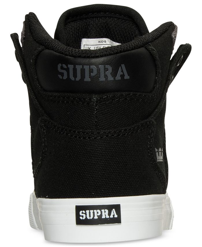 SUPRA Little Boys' Vaider Casual Sneakers from Finish Line - Macy's