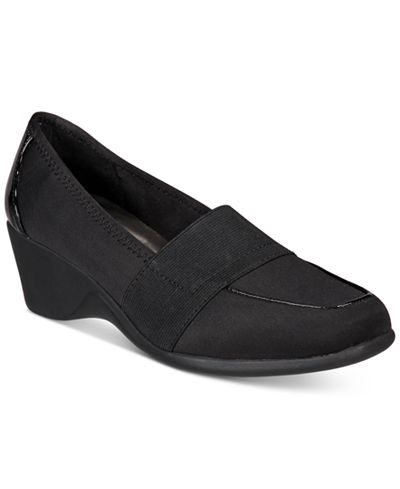 Karen Scott Fawna Casual Wedge Pumps, Only at Macy's