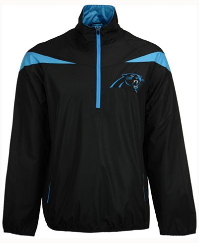 G-III Sports Men's Carolina Panthers Tailback Half-Zip Pullover