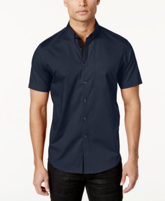 INC International Concepts Men S Short Sleeve Stretch Shirt Only At   8176028 Fpx.tif