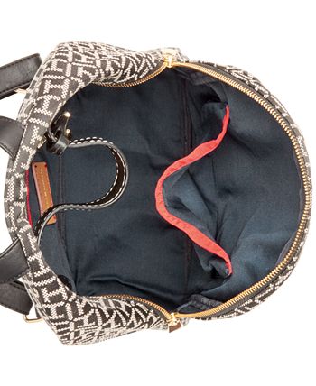 Tommy Hilfiger - Julia Monogram Jacquard Dome Backpack