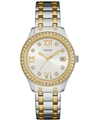GUESS - Women's Two-Tone Stainless Steel Bracelet Watch 37mm U0848L4