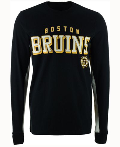 G3 Sports Men's Boston Bruins Hands High Front Four Long Sleeve T-Shirt