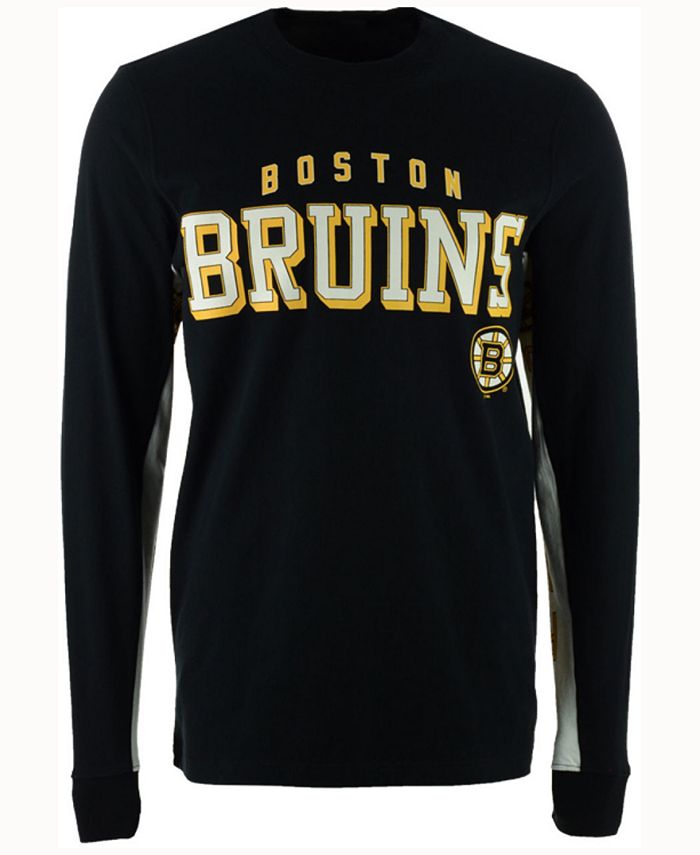 G-III Sports Men's Boston Bruins Hands High Front Four Long Sleeve T ...