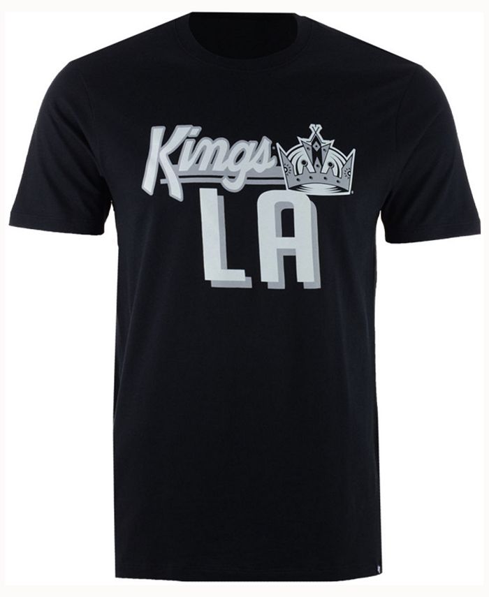 '47 Brand Men's Los Angeles Kings Script Splitter T-Shirt - Macy's