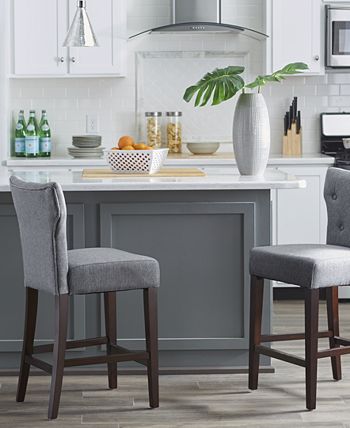 Furniture - Cohan Tufted Counter Stool, Direct Ship