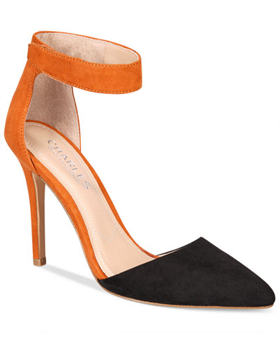CHARLES by Charles David Pointer Two-Piece Pumps