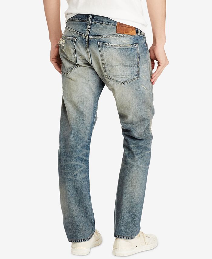 Denim & Supply Ralph Lauren Men's Prospect Slim Ripped Jeans - Macy's