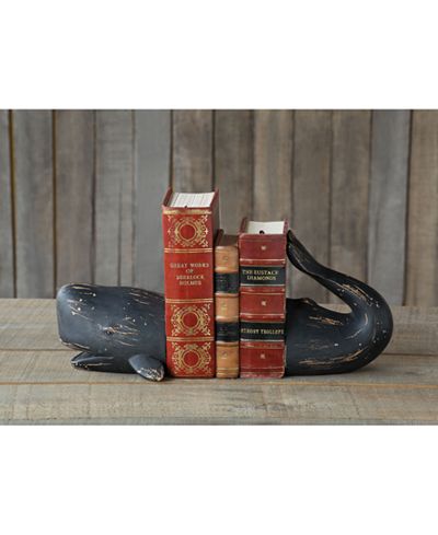 2-Pc. Whale Bookend Set