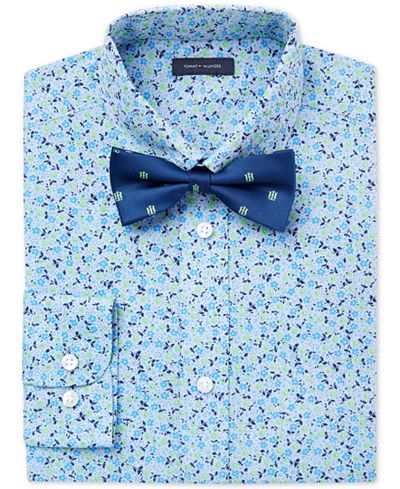 hilfiger tommy boys bow tie shirt macy pc macys shirts